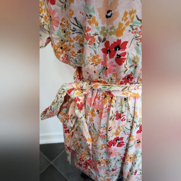 NEW SHORE Willow Romper in Muddled Bloom Size Small Boho Vacation Cottagecore - Picture 6 of 16